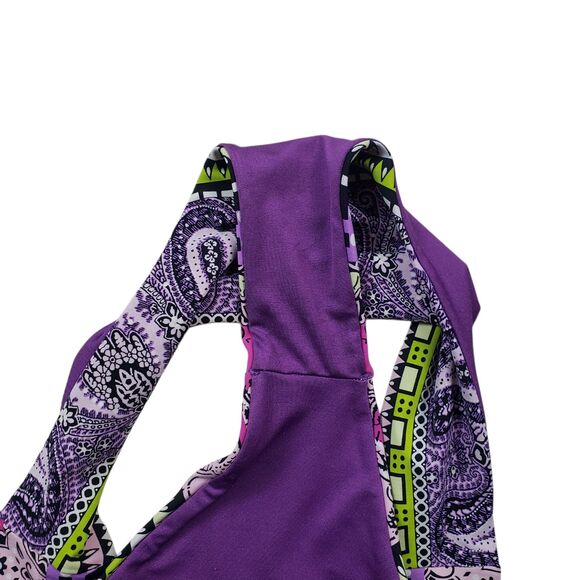 Sabz Swimwear Bikini Bottom Womens Small Geometric Paisley Made in Colombia - Picture 10 of 10